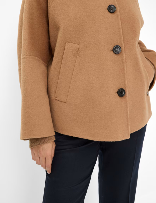 Jacheta pelerina lana gluga femei BRAX DUBLIN 976428-95992640 camel [7]