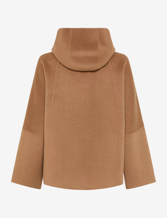 Jacheta pelerina lana gluga femei BRAX DUBLIN 976428-95992640 camel [2]