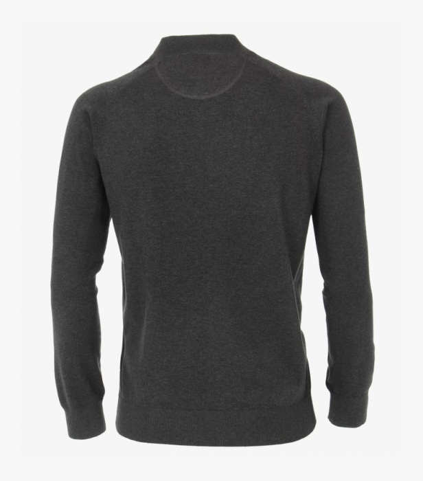 Cardigan cu fermoar bumbac Pima barbati CASA MODA 004440 antracit [2]