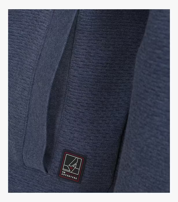 Jacheta fermoar bumbac barbati CASA MODA Atlantic Spirit albastru inchis [4]