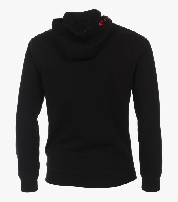 Hanorac fermoar gluga barbati CASA MODA Racing negru [2]