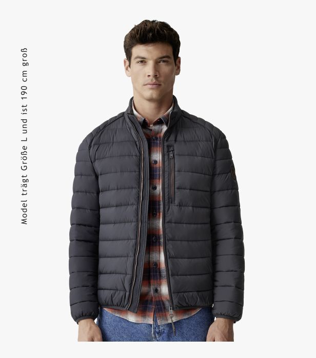 Jacheta matlasata usoara barbati CASA MODA bleumarin [6]