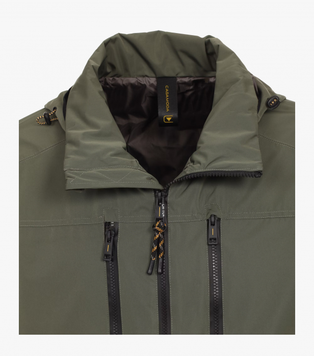 Jacheta outdoor impermeabila gluga barbati CASA MODA kaki [3]