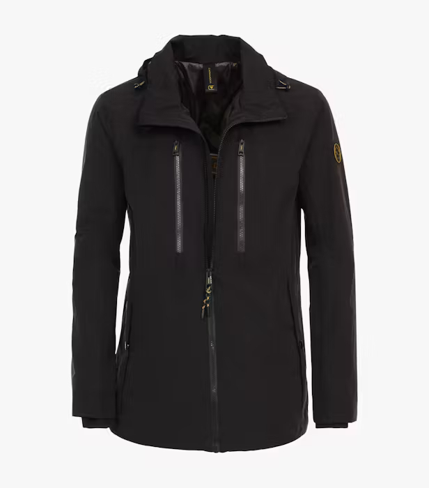 Jacheta outdoor impermeabila gluga barbati CASA MODA negru [1]
