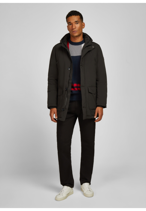 Jacheta lunga groasa Parka barbati HECHTERnegru [4]