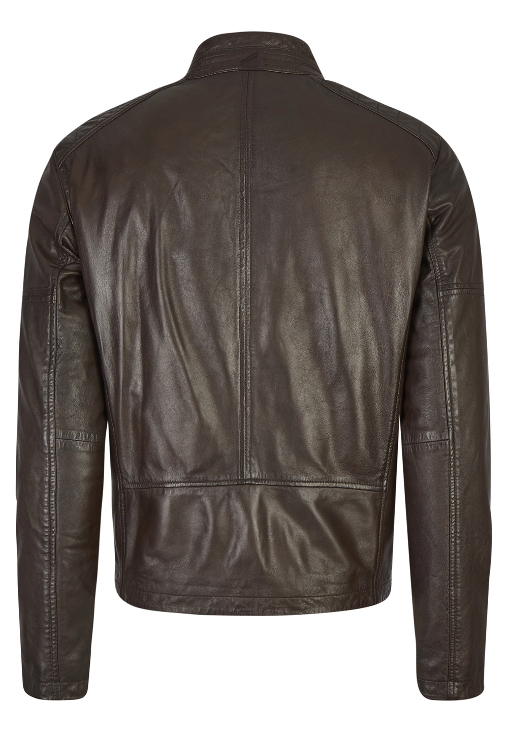 Jacheta biker barbati piele HECHTER maro inchis [2]