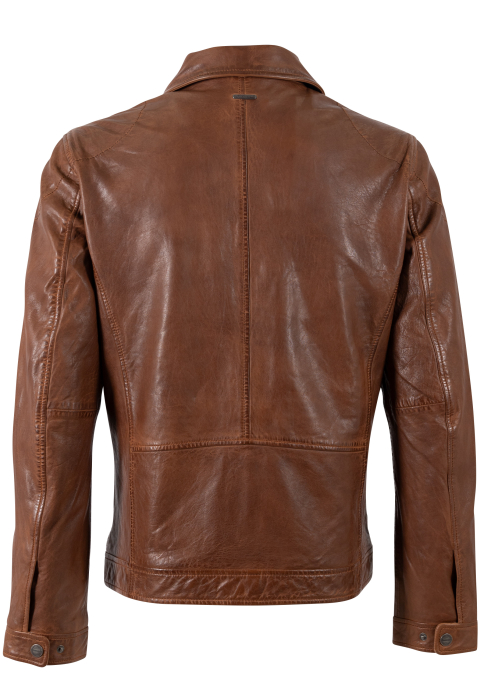 Jacheta piele clasica barbati Comfort MAURITIUS Deercraft NENNOS maro [2]