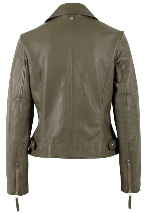 Jacheta piele biker femei MAURITIUS Pasja oliv [4]