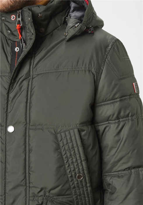 Jacheta parka gluga barbati REDPOINT Roy oliv [4]