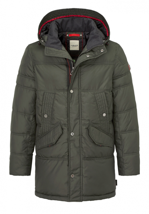Jacheta parka gluga barbati REDPOINT Roy oliv [1]