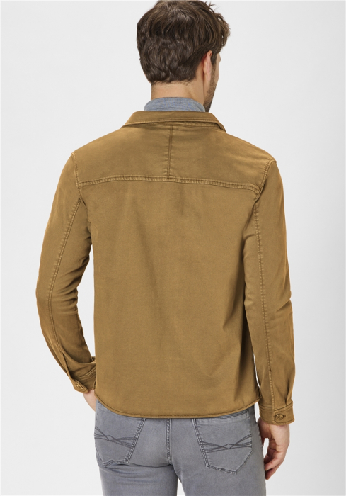 Jacheta overshirt bumbac barbati REDPOINT Vanc camel [4]