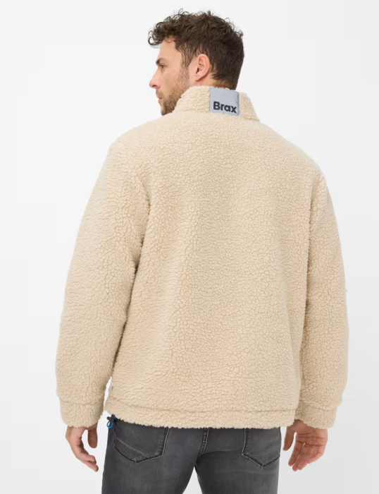 Jacheta calduroasa Teddy Fleece barbati BRAX SCOTT Warm Tec crem [4]