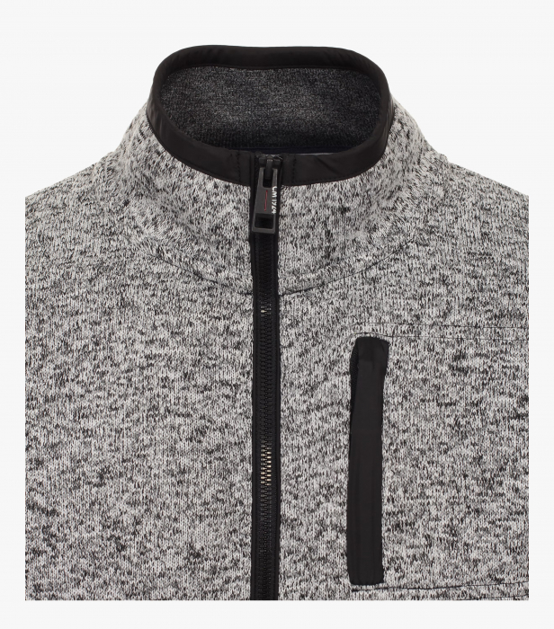Cardigan sport barbati CASA MODA Bergen gri deschis melanj [3]