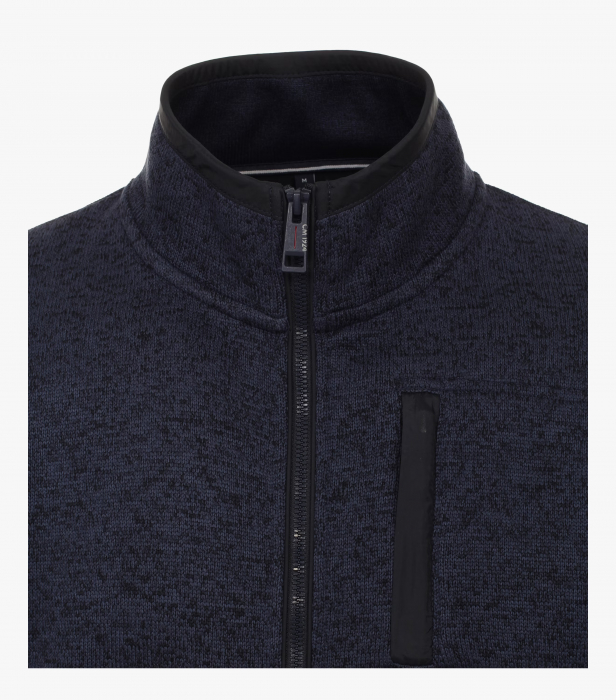 Cardigan sport barbati CASA MODA Bergen bleumarin melanj [3]