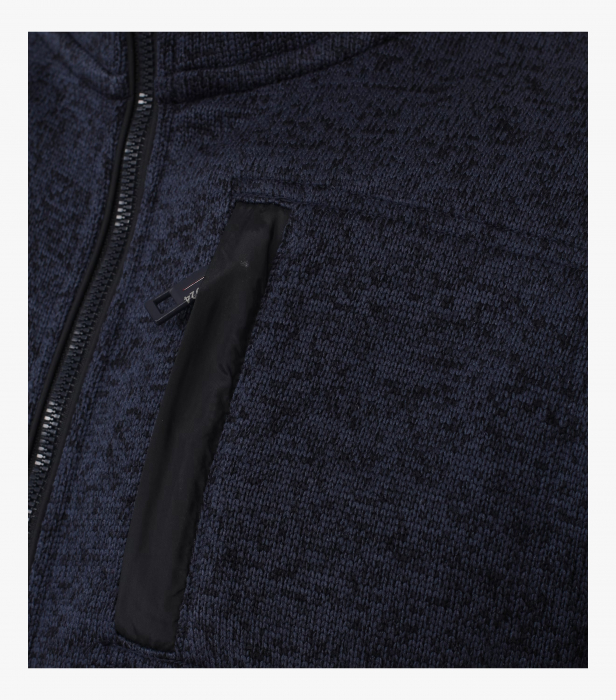 Cardigan sport barbati CASA MODA Bergen bleumarin melanj [4]