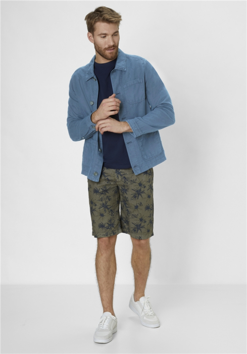 Camasa overshirt in/bumbac barbati REDPOINT Grover bleu [5]