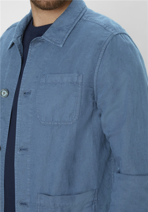 Camasa overshirt in/bumbac barbati REDPOINT Grover bleu [3]