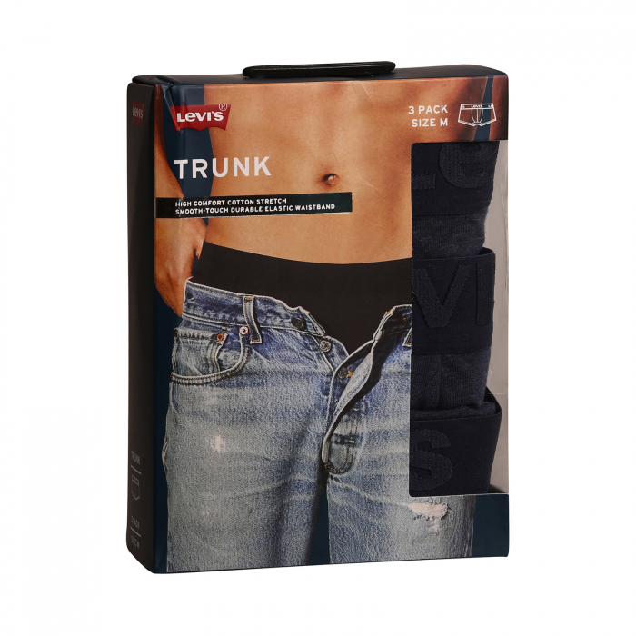 Set boxeri barbati LEVIS PREMIUM 3 perechi bleumarin [4]