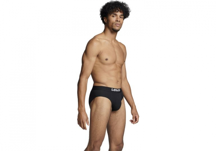 Chiloti barbati LEVI'S SOLID BASIC 2 perechi negru [2]