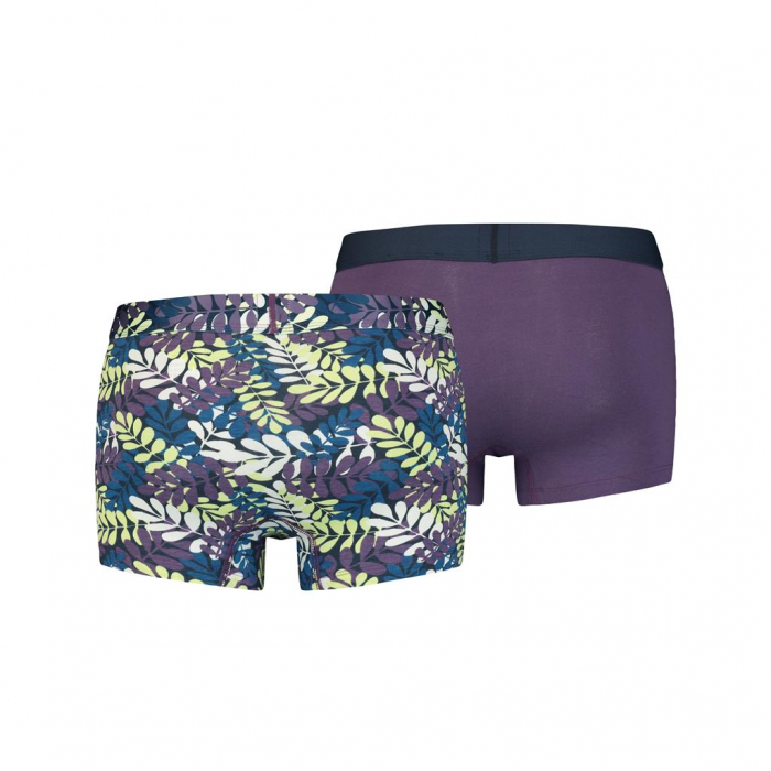 Boxeri barbati LEVI'S mov print frunze - set 2 buc [2]