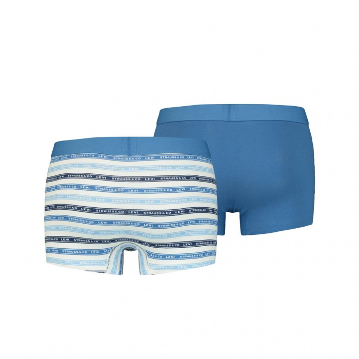 Boxeri barbati LEVI'S albastri print dungi - set 2 buc [2]