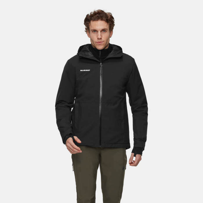Jacheta termo gluga 10Kx10K 2L barbati MAMMUT Linard HS negru [2]