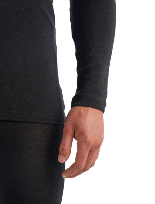 Bluza merino 175 barbati ICEBREAKER Everyday LS Crewe negru [5]