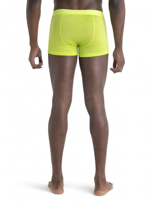 Boxer merino barbati ICEBREAKER Anatomica Cool-Lite galben verzui [3]