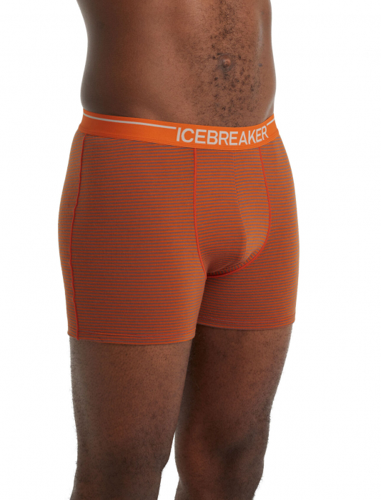 Boxeri lungi merino barbati ICEBREAKER Anatomica portocaliu [2]