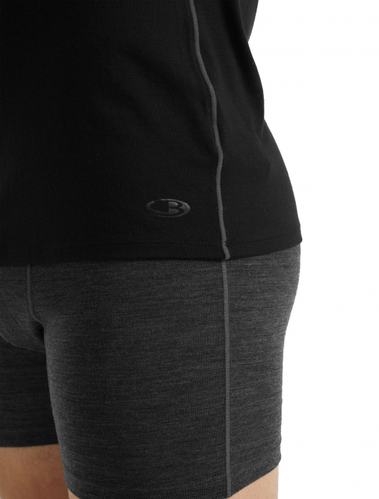Bluza merino barbati ICEBREAKER Anatomica Crewe neagra [7]