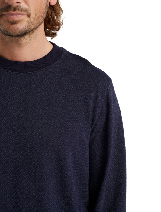 Bluza midlayer merino 255 barbati ICEBREAKER Central bleumarin [6]