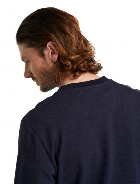 Bluza midlayer merino 255 barbati ICEBREAKER Central bleumarin [5]