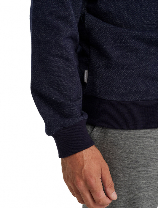 Bluza midlayer merino 255 barbati ICEBREAKER Central bleumarin [8]
