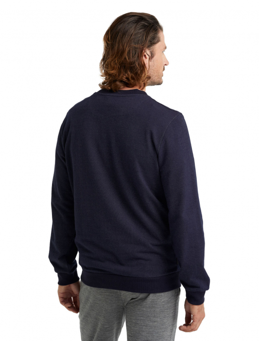 Bluza midlayer merino 255 barbati ICEBREAKER Central bleumarin [3]