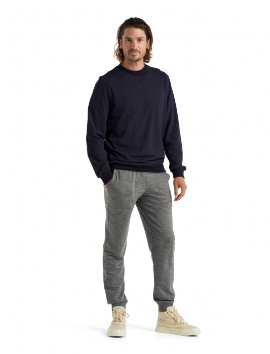 Bluza midlayer merino 255 barbati ICEBREAKER Central bleumarin [4]