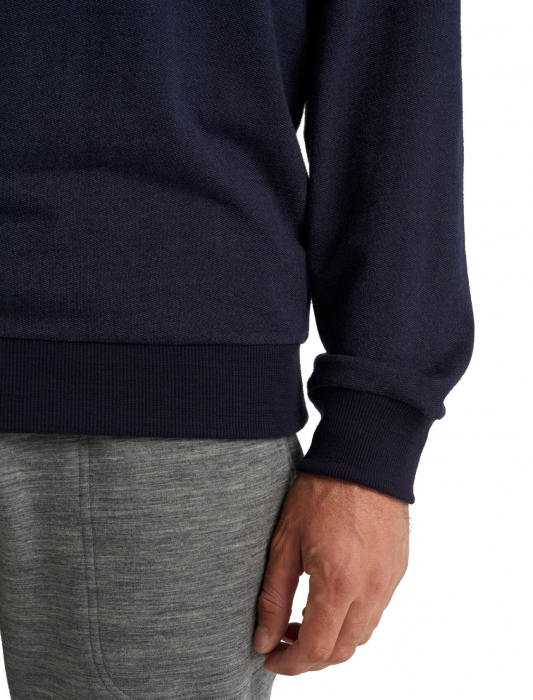 Bluza midlayer merino 255 barbati ICEBREAKER Central bleumarin [7]