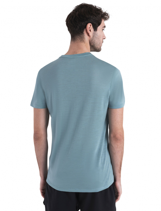 Tricou merino 125 barbati ICEBREAKER Cool-Lite Speed turcoaz deschis [3]
