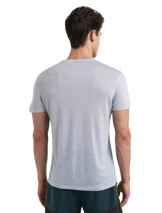Tricou merino 125 barbati ICEBREAKER Cool-Lite Speed gri deschis [5]