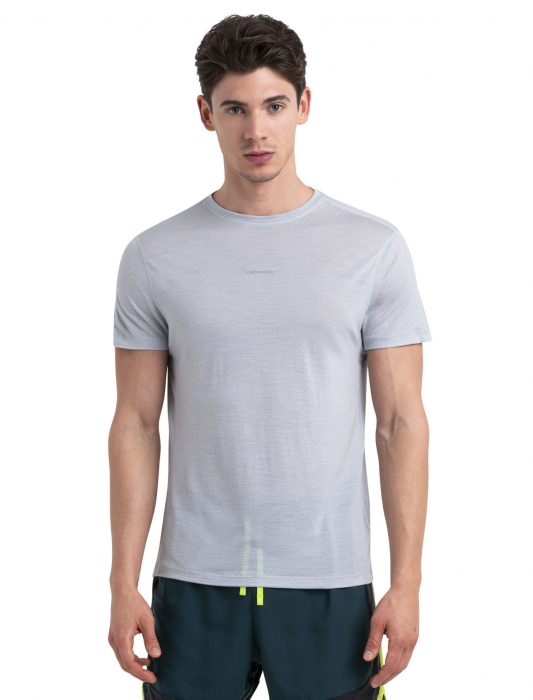 Tricou merino 125 barbati ICEBREAKER Cool-Lite Speed gri deschis [2]