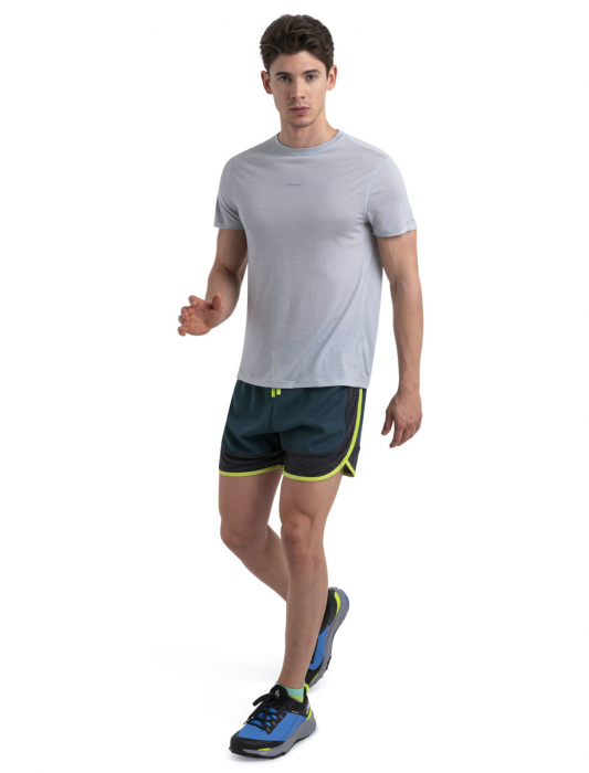 Tricou merino 125 barbati ICEBREAKER Cool-Lite Speed gri deschis [4]