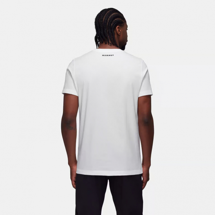 Tricou bumbac organic barbati MAMMUT Core Logo Classic alb [3]