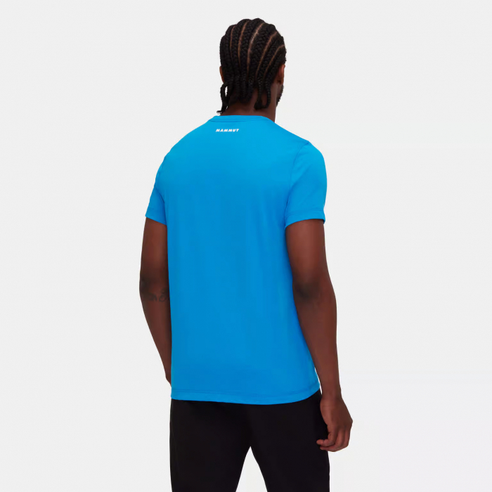 Tricou bumbac organic barbati MAMMUT Core Logo Classic albastru [3]