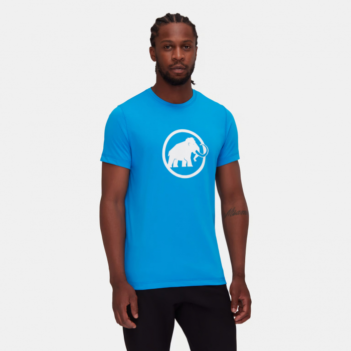 Tricou bumbac organic barbati MAMMUT Core Logo Classic albastru [2]
