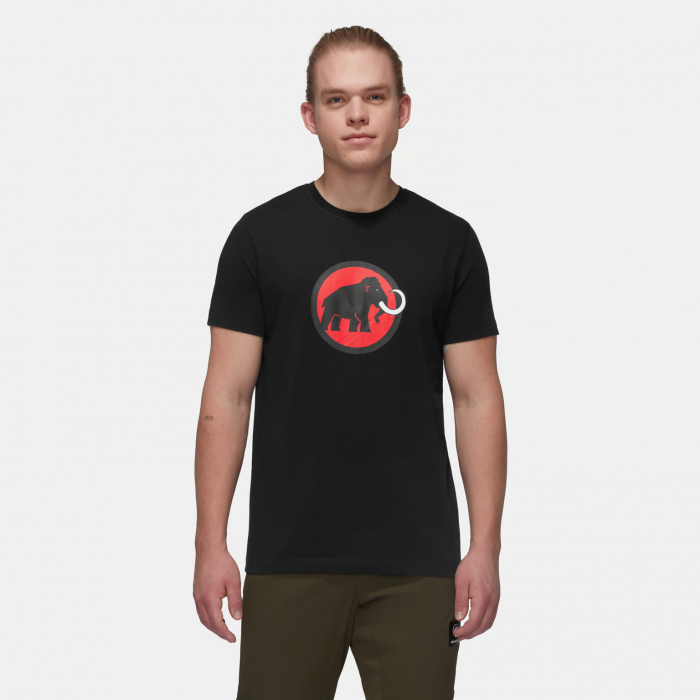 Tricou bumbac organic barbati MAMMUT Core Logo Classic negru [2]