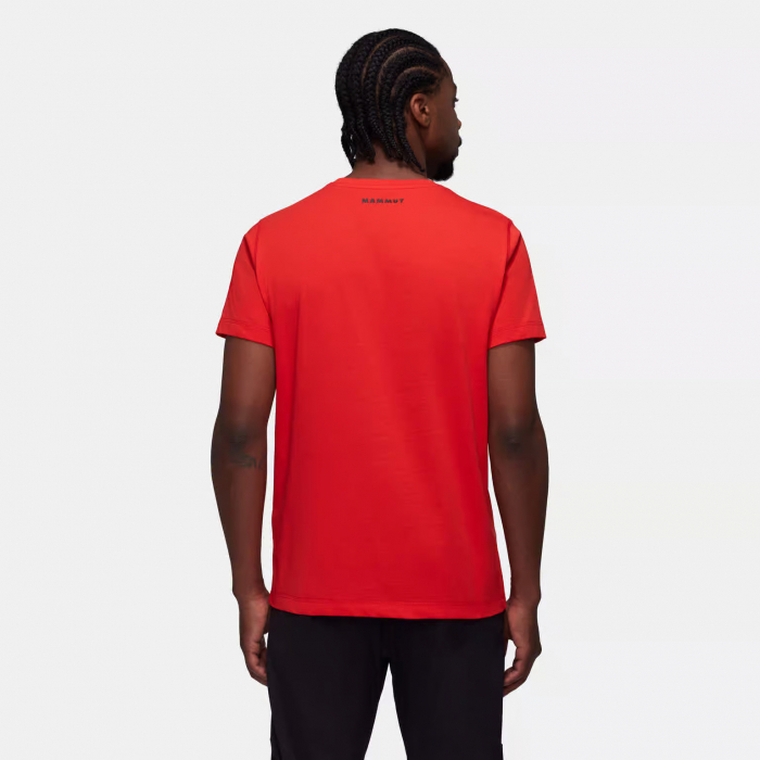 Tricou bumbac organic barbati MAMMUT Core Logo Classic rosu [3]