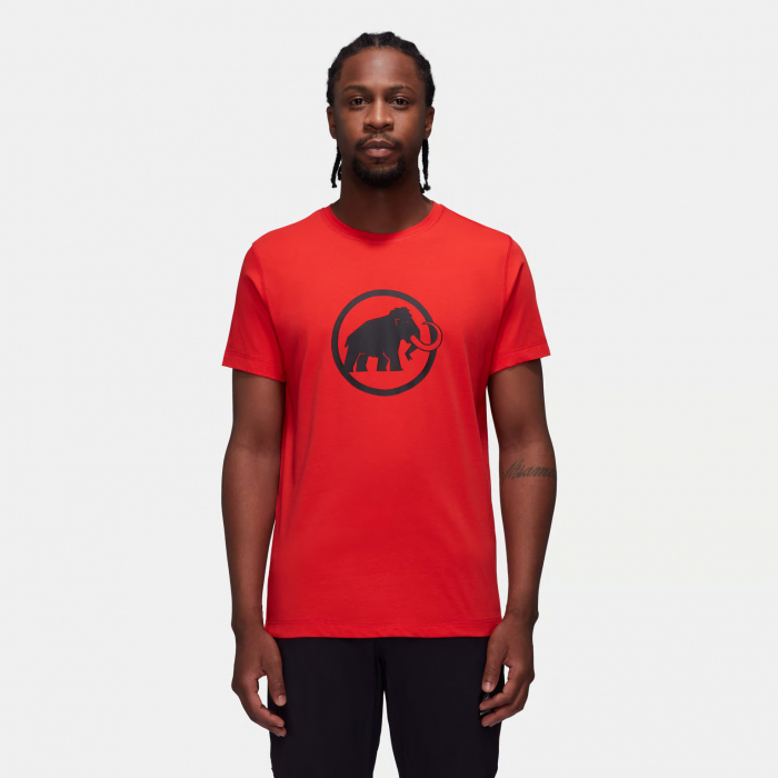Tricou bumbac organic barbati MAMMUT Core Logo Classic rosu [2]