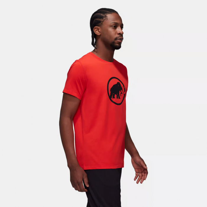 Tricou bumbac organic barbati MAMMUT Core Logo Classic rosu [4]