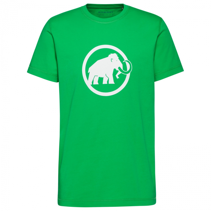 Tricou bumbac organic barbati MAMMUT Core Logo Classic verde [1]