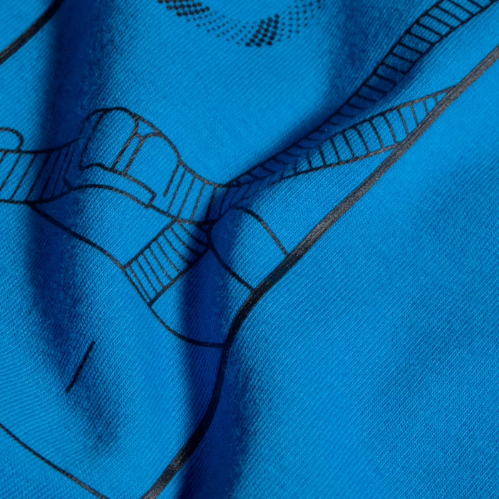 Tricou drumetie bumbac organic barbati MAMMUT Core Gear bleu [2]