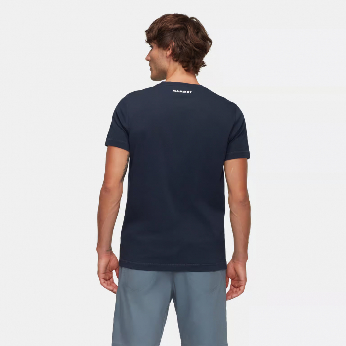 Tricou drumetie bumbac organic barbati MAMMUT Core Gear bleumarin [3]